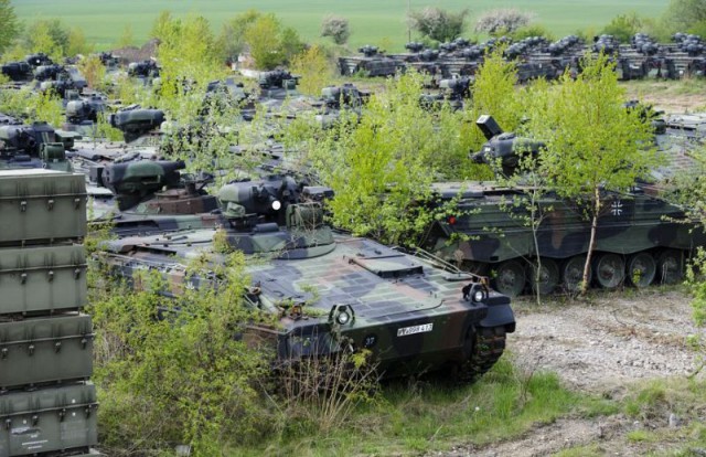 Немецкая разборка боевых танков
