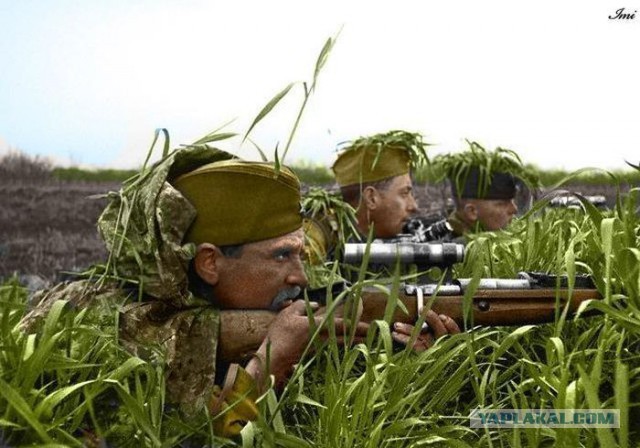 Военные фото в цвете.