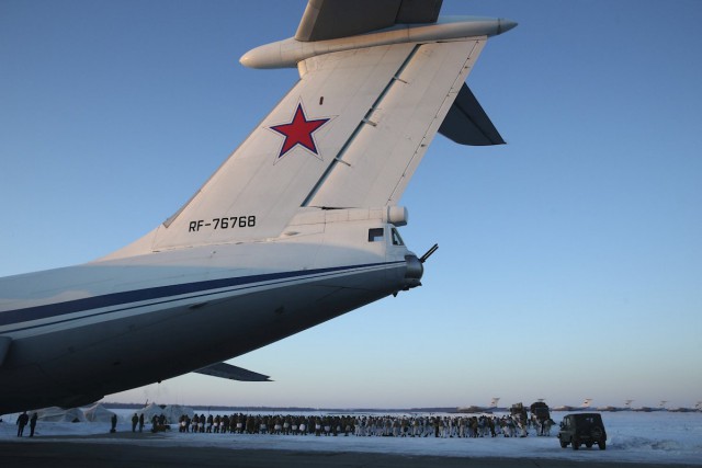Десантирование Тульского соединения ВДВ в ходе КШУ в Рязанской области