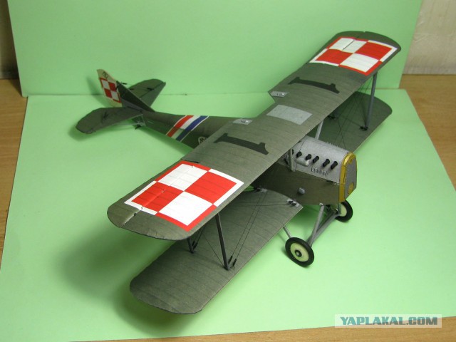Ansaldo A.1 Balilla. Модель самолета из бумаги