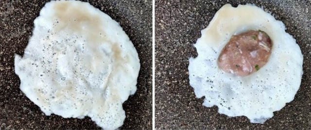 Яичные вареники на китайский лад