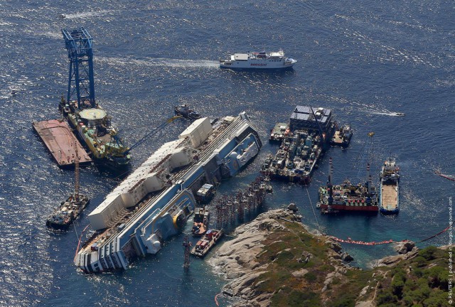 Лайнер Costa Concordia: взгляд изнутри
