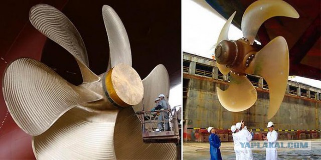 Самые большие корабельные винты