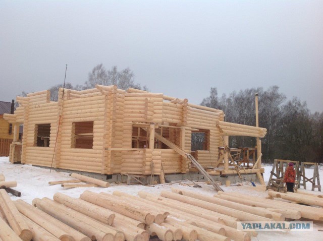 Строительство дома на даче