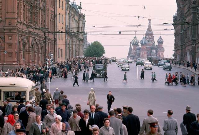 Немного советской Москвы в цвете