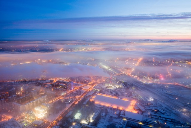 Москва под облаками