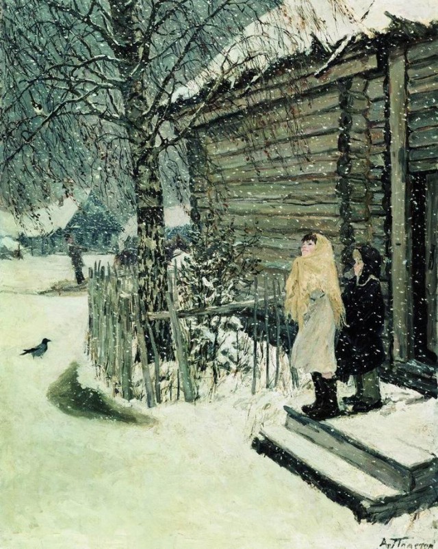 Зима в картинах русских художников