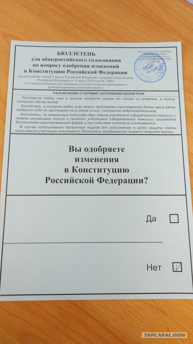 Когда Вы не ходите голосовать...