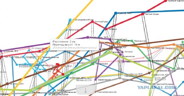 Модель Московского метро в 3D