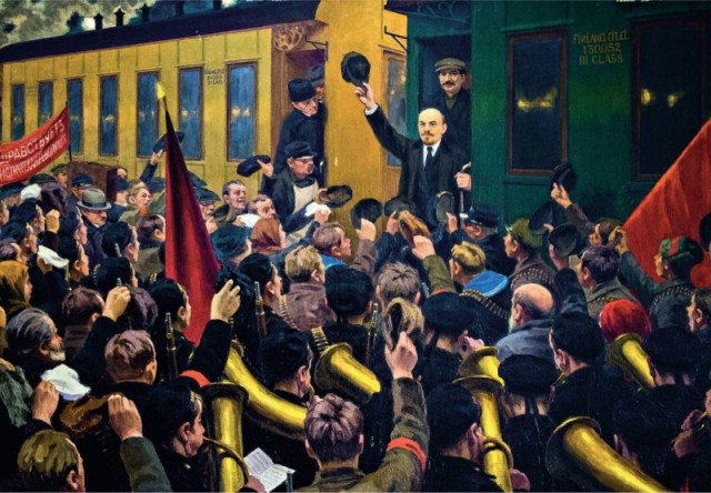 Ко дню рождения Ленина. Жизнь Ильича в живописи