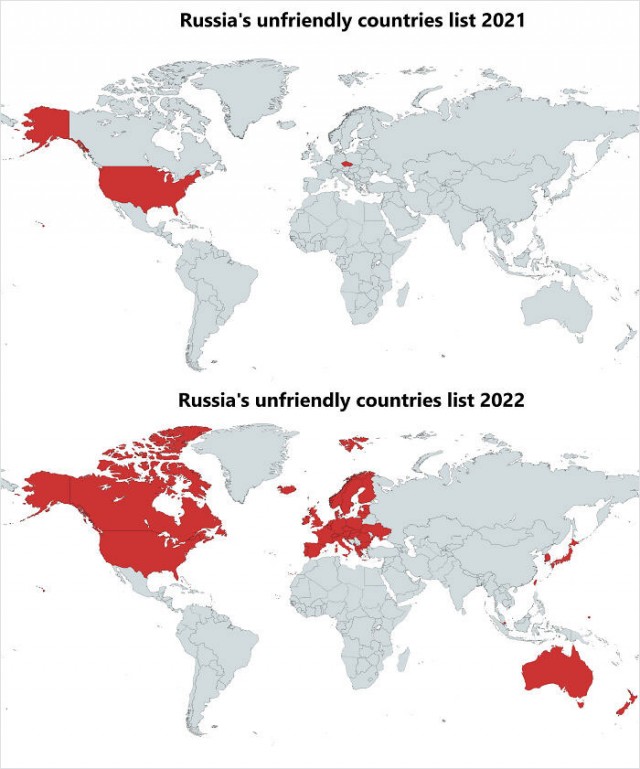 Необычные карты и инфографика со всего мира