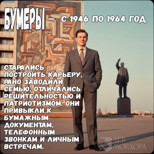 Бумеры ,Х,Милениалы ,Зумеры.Давайте разберемся.