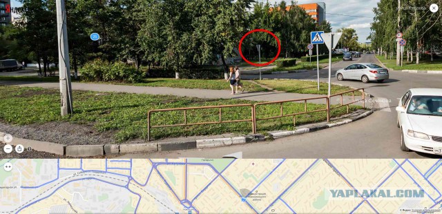 Упоротая дура спровоцировала пробку