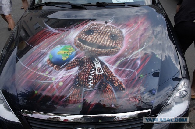 Прикольная  аэрография