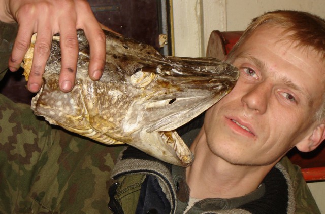 Надоела политика... или поймал окунька на 42см