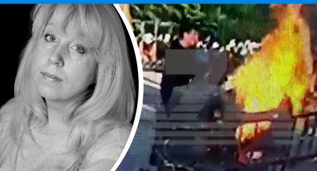 В Благовещенске женщина заехала на АЗС и залила бензин в канистру в салоне. Через несколько минут топливо взорвалось