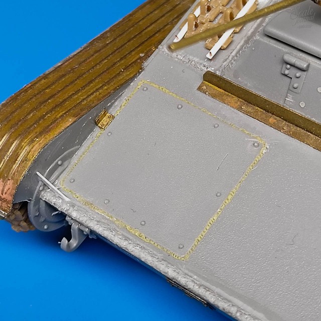 Зимняя диорама с танком т-60 и танковым десантом