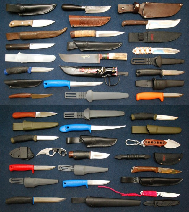 Для тех кто не знал, типы ножей