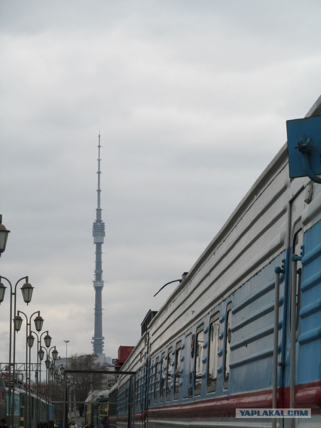 Музей паровозов в Москве.