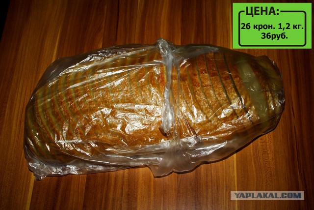 Продукты в Чехии.