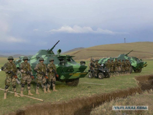 Монгольские пограничники
