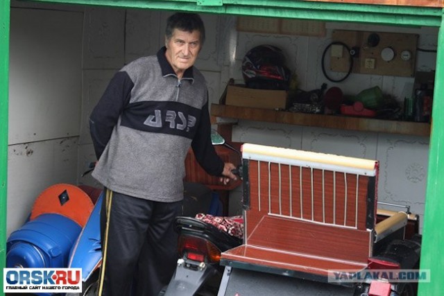 70 летний Орский байкер...