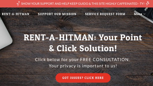 Неудачник года: американский военный зарегистрировался на пародийном сайте киллеров и пытался получить там заказ