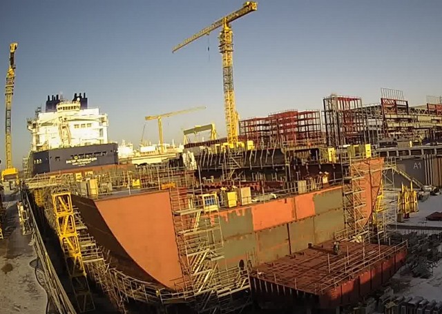 Россия построила свой первый газовоз арктического класса "Алексей Косыгин"