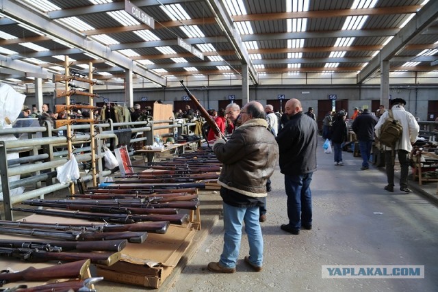 Оружейный рынок в Бельгии