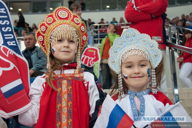 Болельщица на олимпиаде