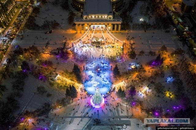 Парню сфотографировавшему каток квадрокоптером, грозит 50000р. штрафа