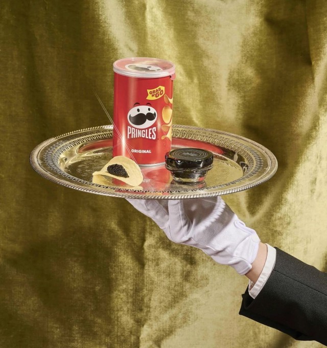 Pringles сделали коллаб с элитным производителем икры The Caviar