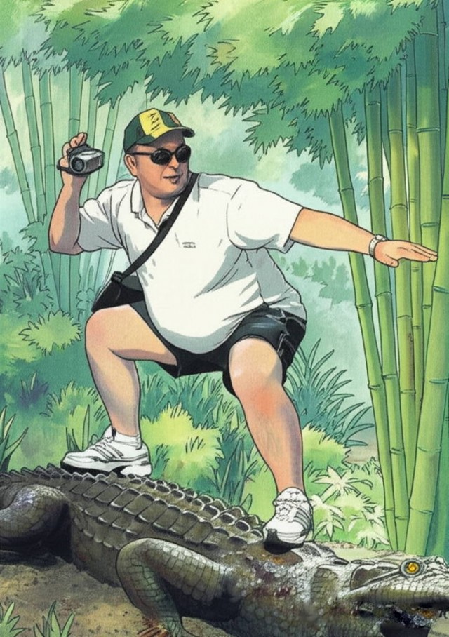 Однажды на ЯПе. Фотожаба ИИ.