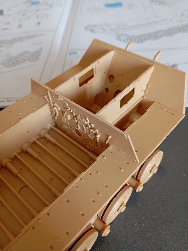 Модель king tiger 1/35 (часть вторая)