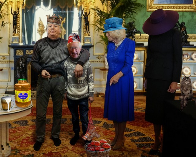 Дональд и Мелания Трамп вчера покинули Великобританию