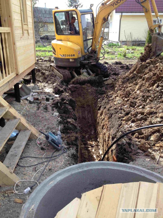 Неожиданное строительство дачи