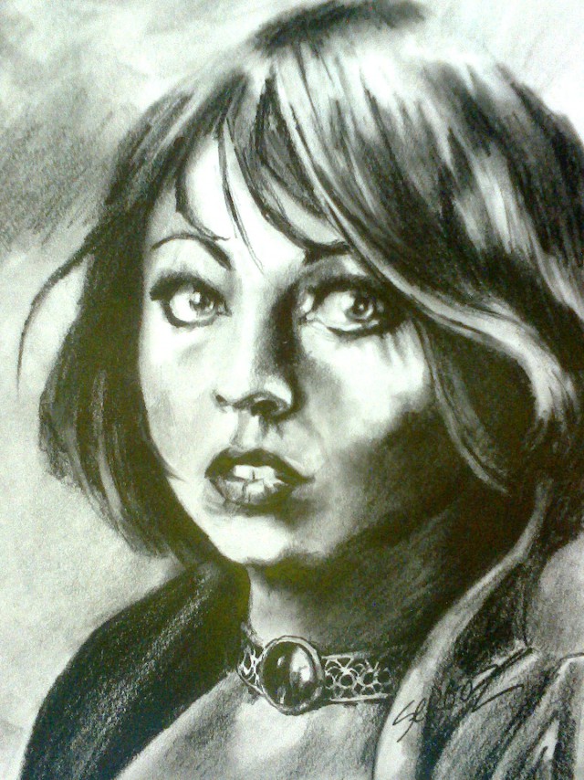 Мой рисунок Элизабет. Bioshock