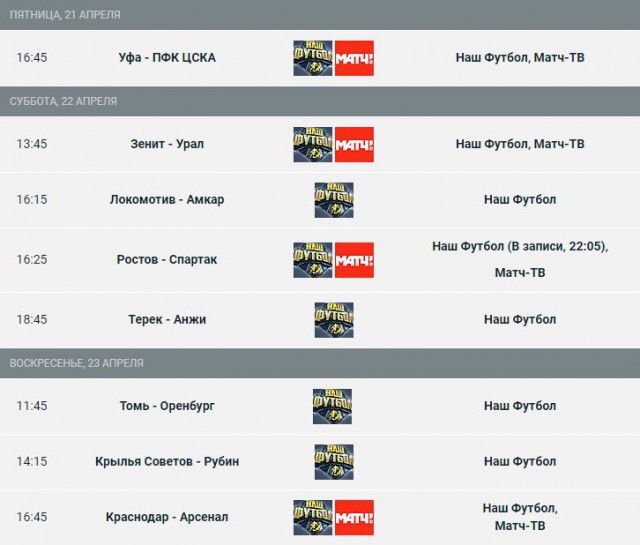 Футбол Чемпионат России 2016-17. Кубок России,РФПЛ,ФНЛ. Часть XIV