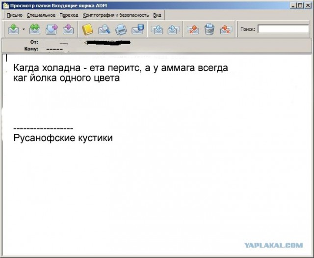 Почему меня забанили на ЯПлакалъ?