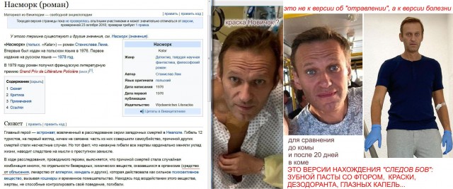 Навальный попал в бутылку