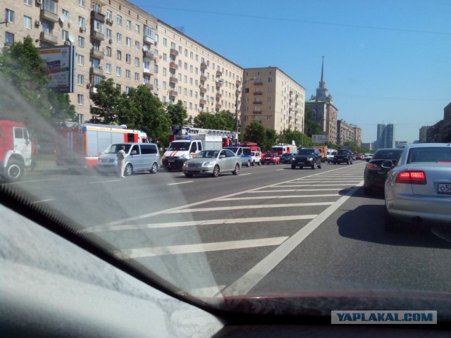 Взрыв газа на Кутузовском в Москве