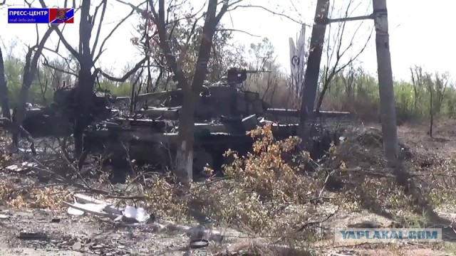 Т-64БМ "Булат" брошен ВСУ в н.п Новосветловка