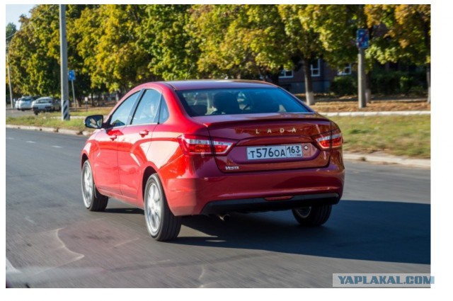 Конвейерная LADA VESTA тестдрайв