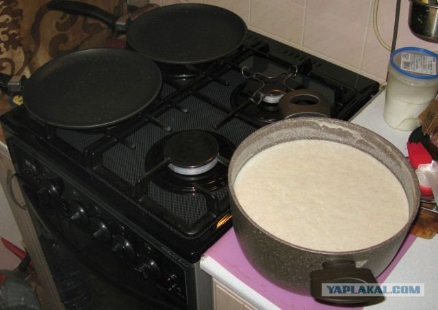 Блины на опаре, традиционные