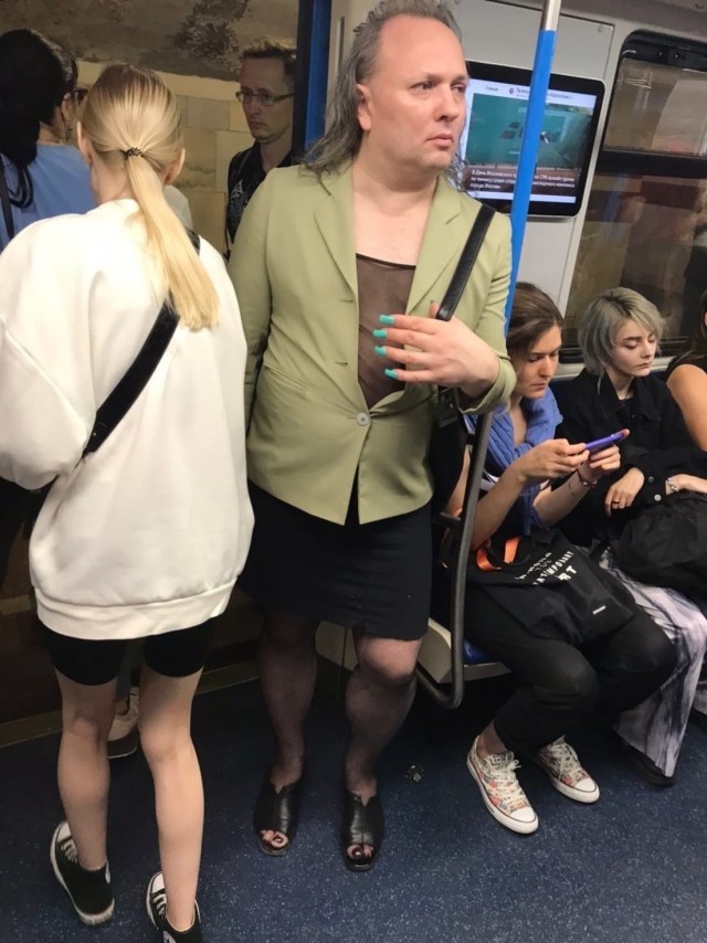 Подборка модников, обитающих в нашем метрополитене