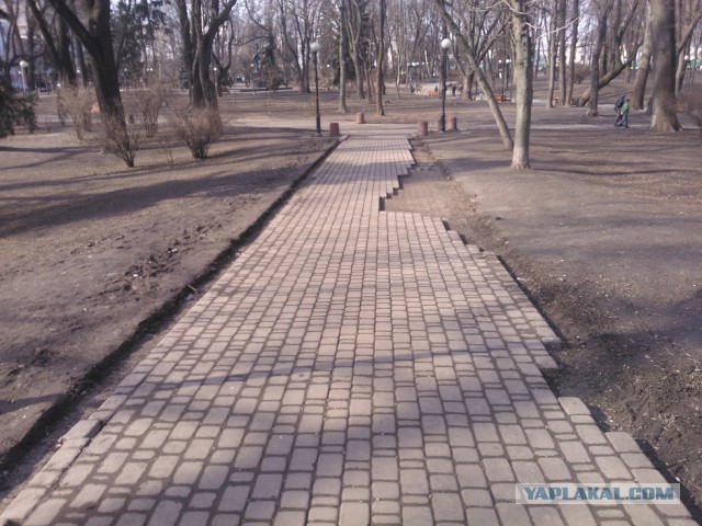Мариинский парк и ул. Грушевского 26.02.14