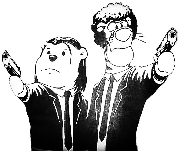 Винсент-Пух и Джулс-тигра