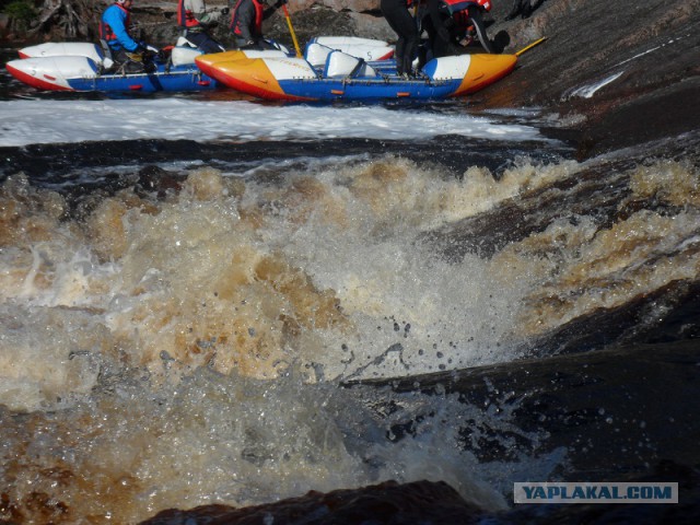 Река Уксунйоки (Укса). Карелия. Сплав по большой воде. Фотоотчет