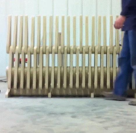 Забор - скамейка