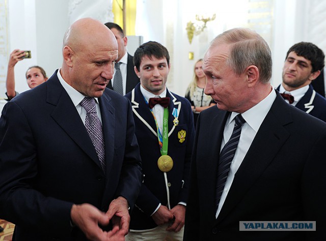 Встреча Владимира Путина с российскими олимпийцами